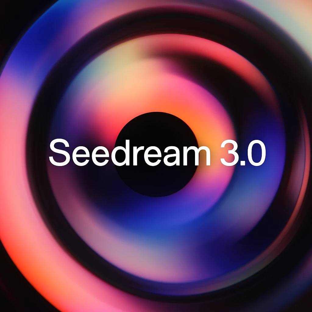 remake this and make "Seedream V3" bit bigger emoji