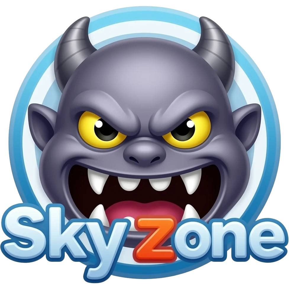 Sky zone ™ logo me to pa bad monster watch emoji
