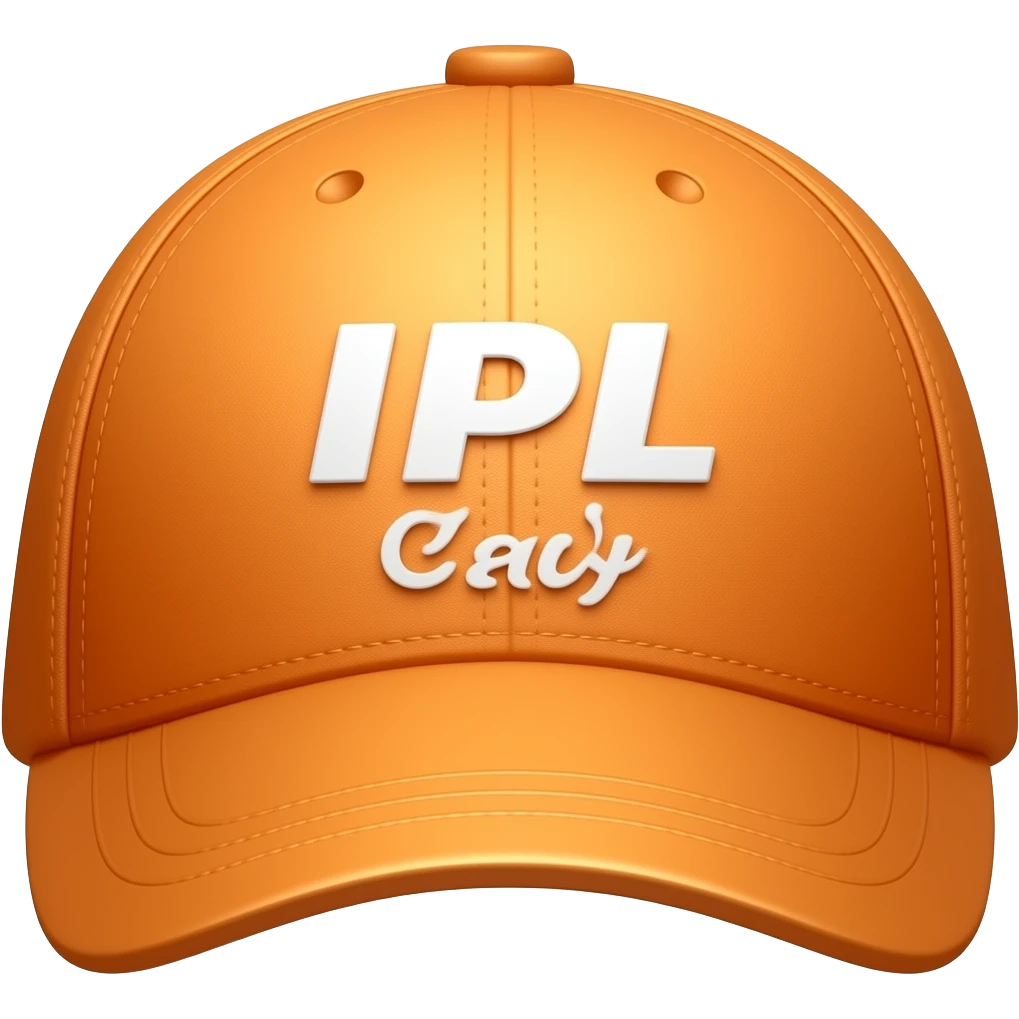 Orange cap ipl only cap emoji