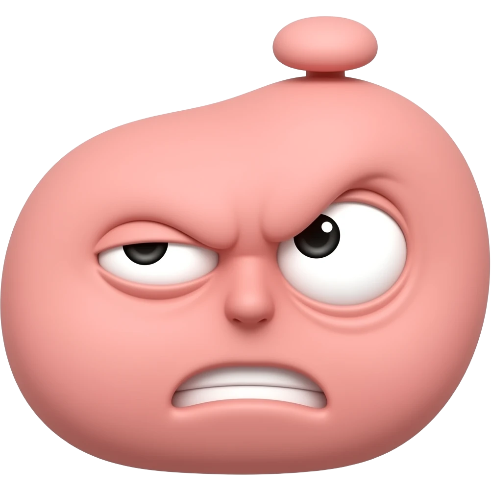 Penis avec du laid dessus emoji