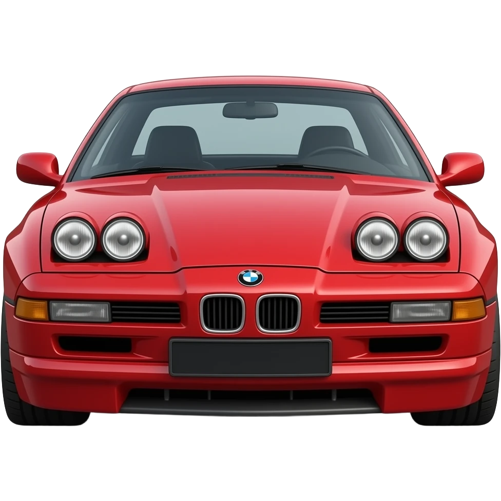 BMW 850csi rot scheinwerfer emoji