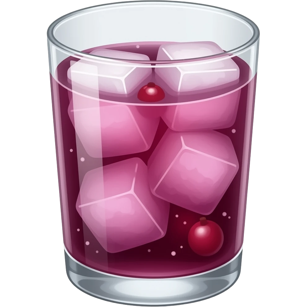 iced blackcurrant emoji