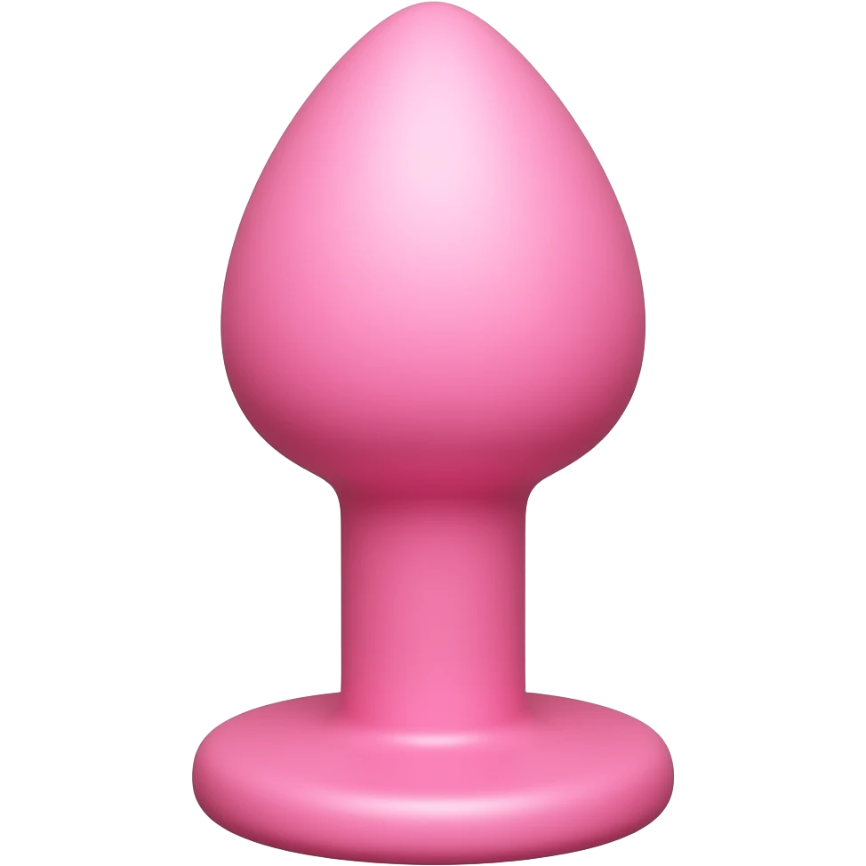 Pink diamond butt  plug emoji