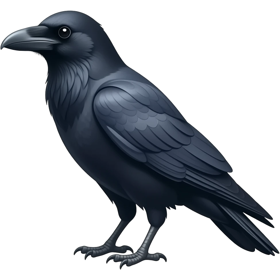 raven emoji dark emoji