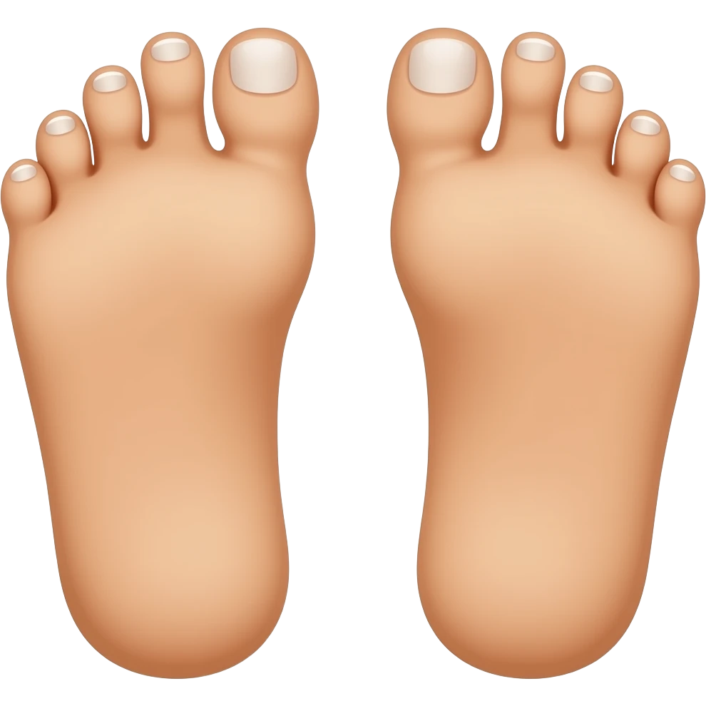 Donald trumps feet with toenails emoji