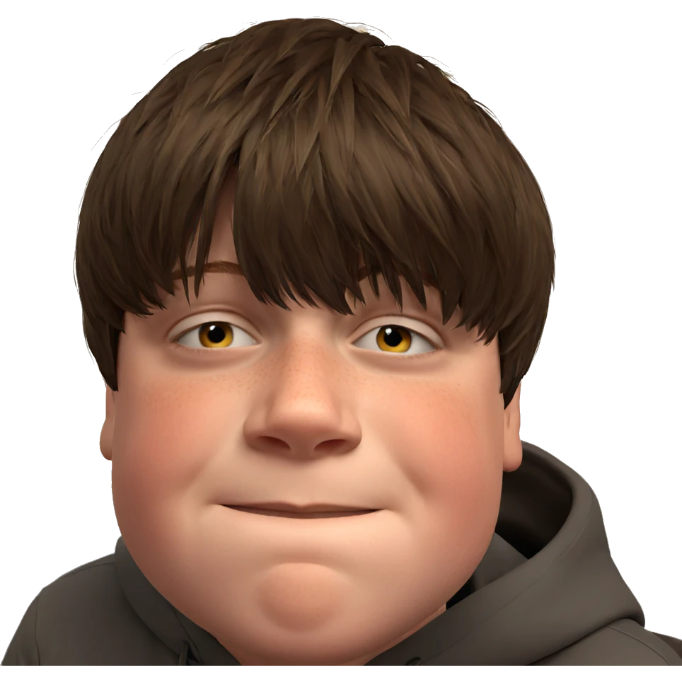 realistic portrait of a boy emoji