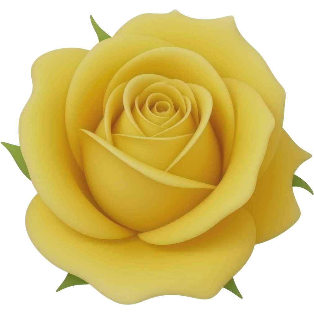 Yellow rose emoji