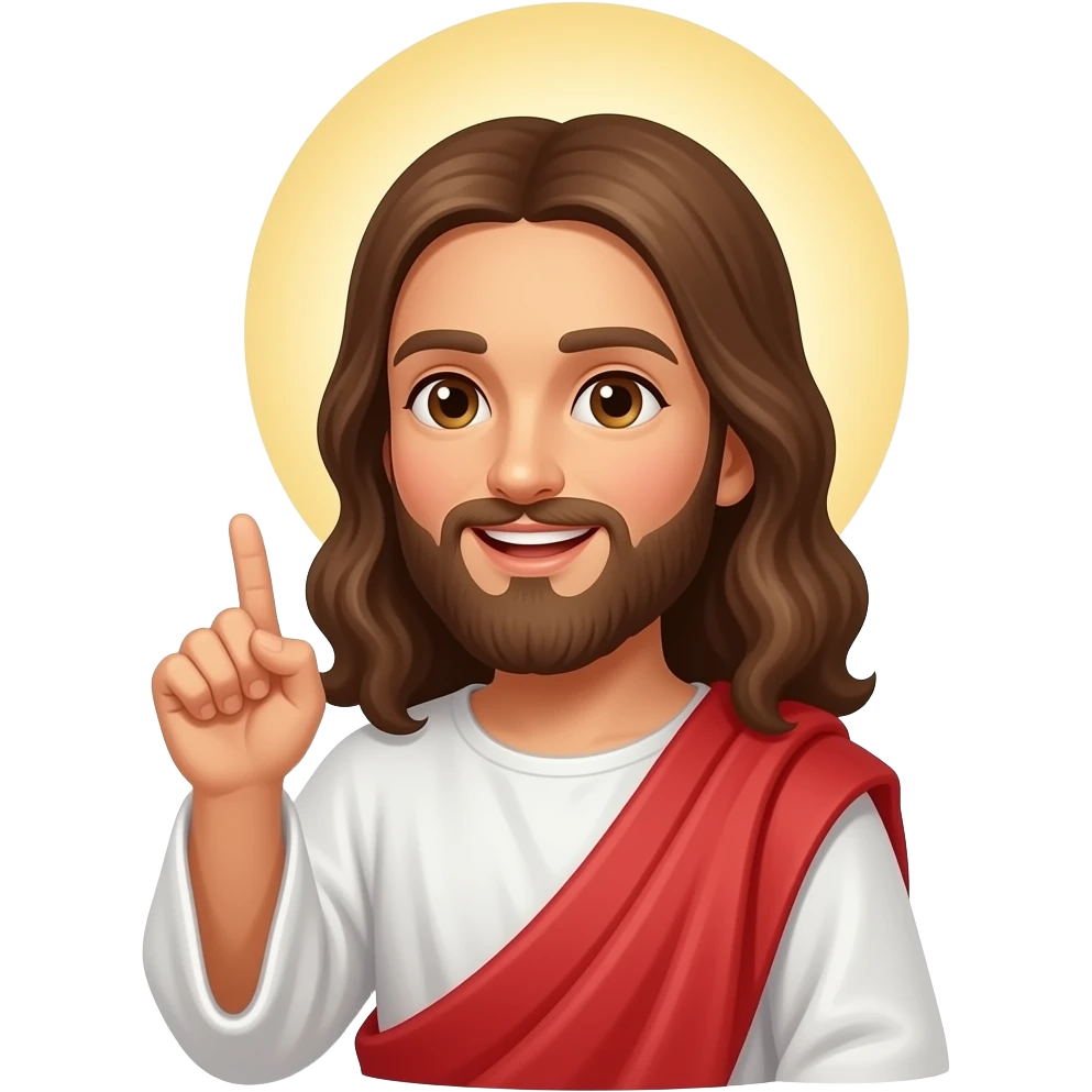 Jesus say no emoji