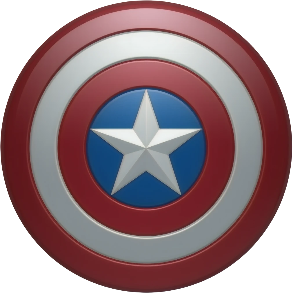 Escudo do capitão América emoji