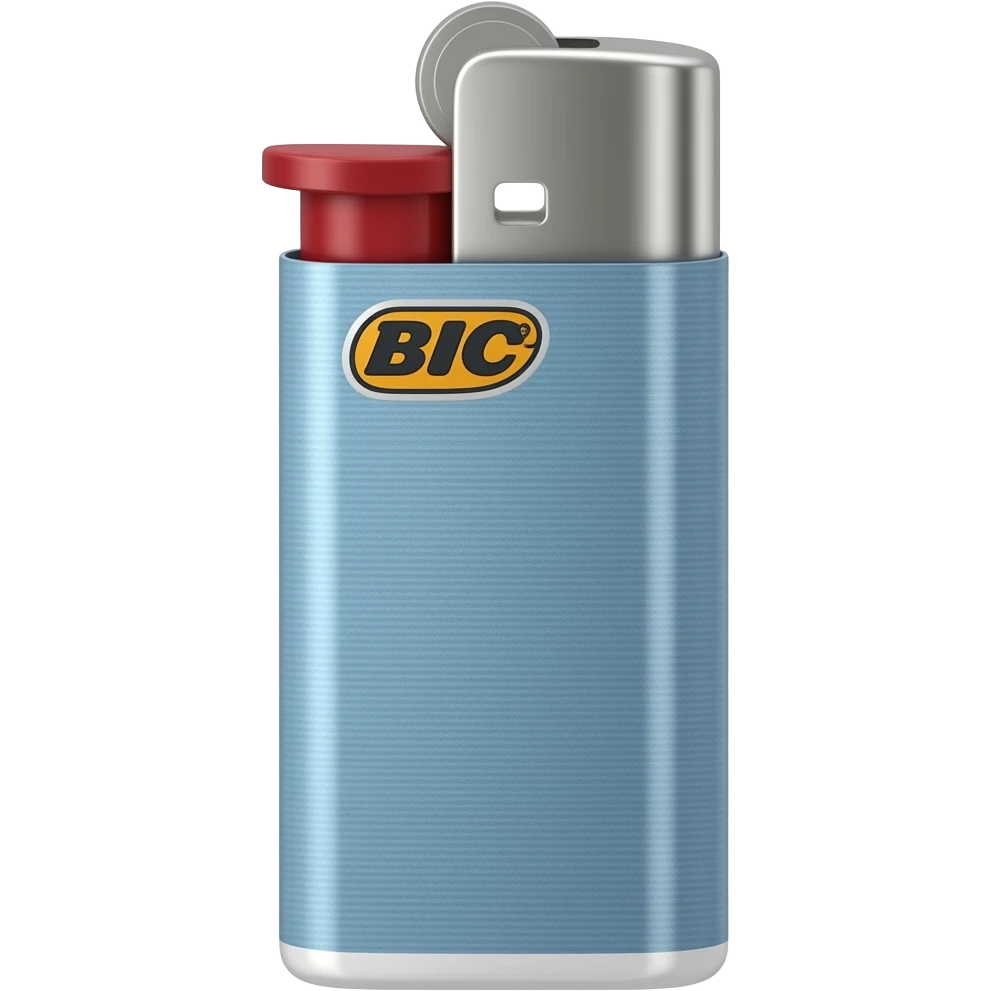 A single Bic lighter nothing else emoji