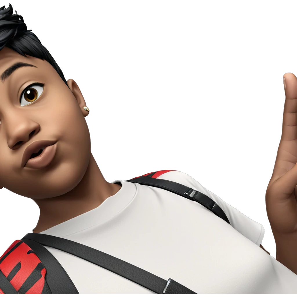 stylish boy with black hair emoji