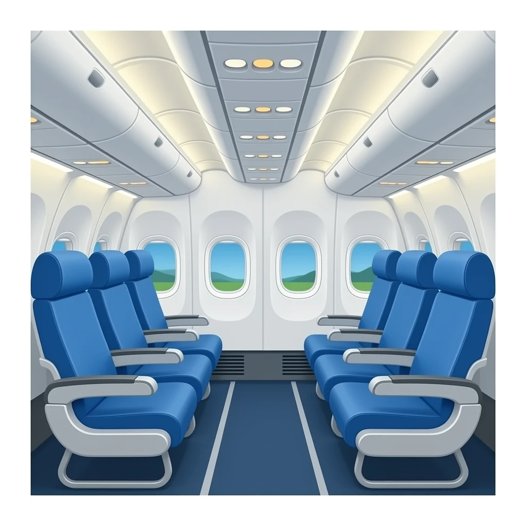 Inside a plane emoji
