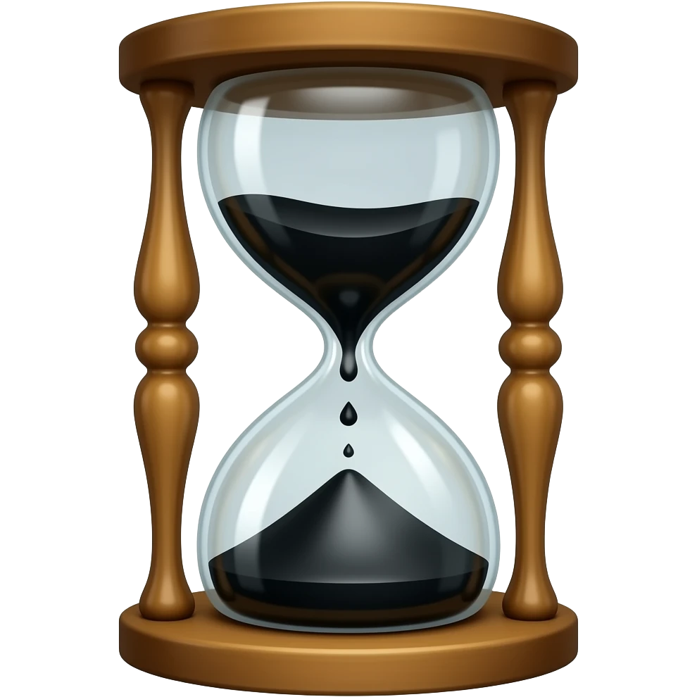 Voldemorts pure black deatheater hourglas emoji