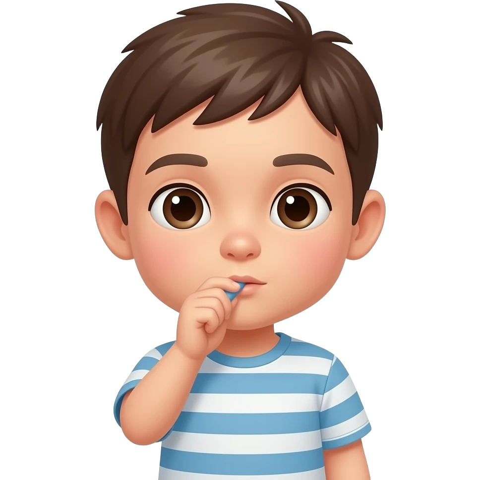 whistling child emoji