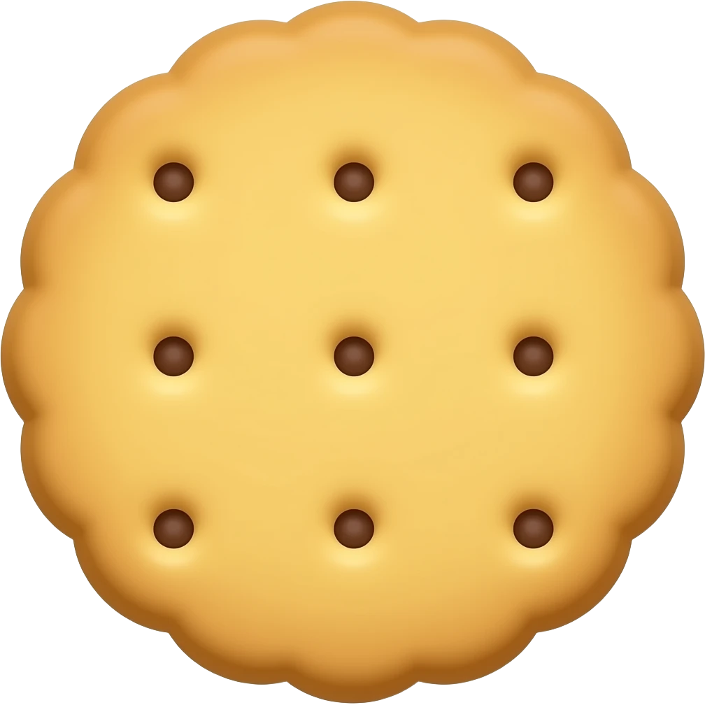 An 916 gold biscuit emoji