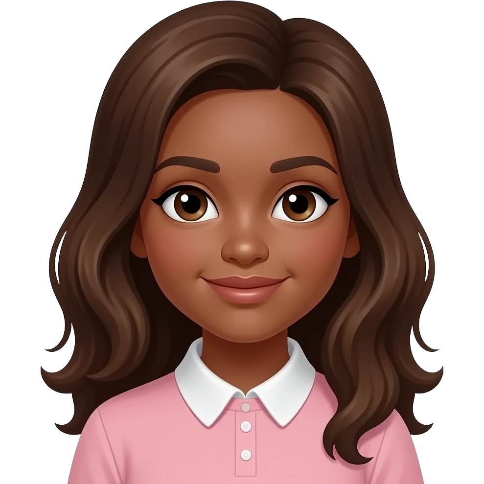 girl pretty brown skin emoji