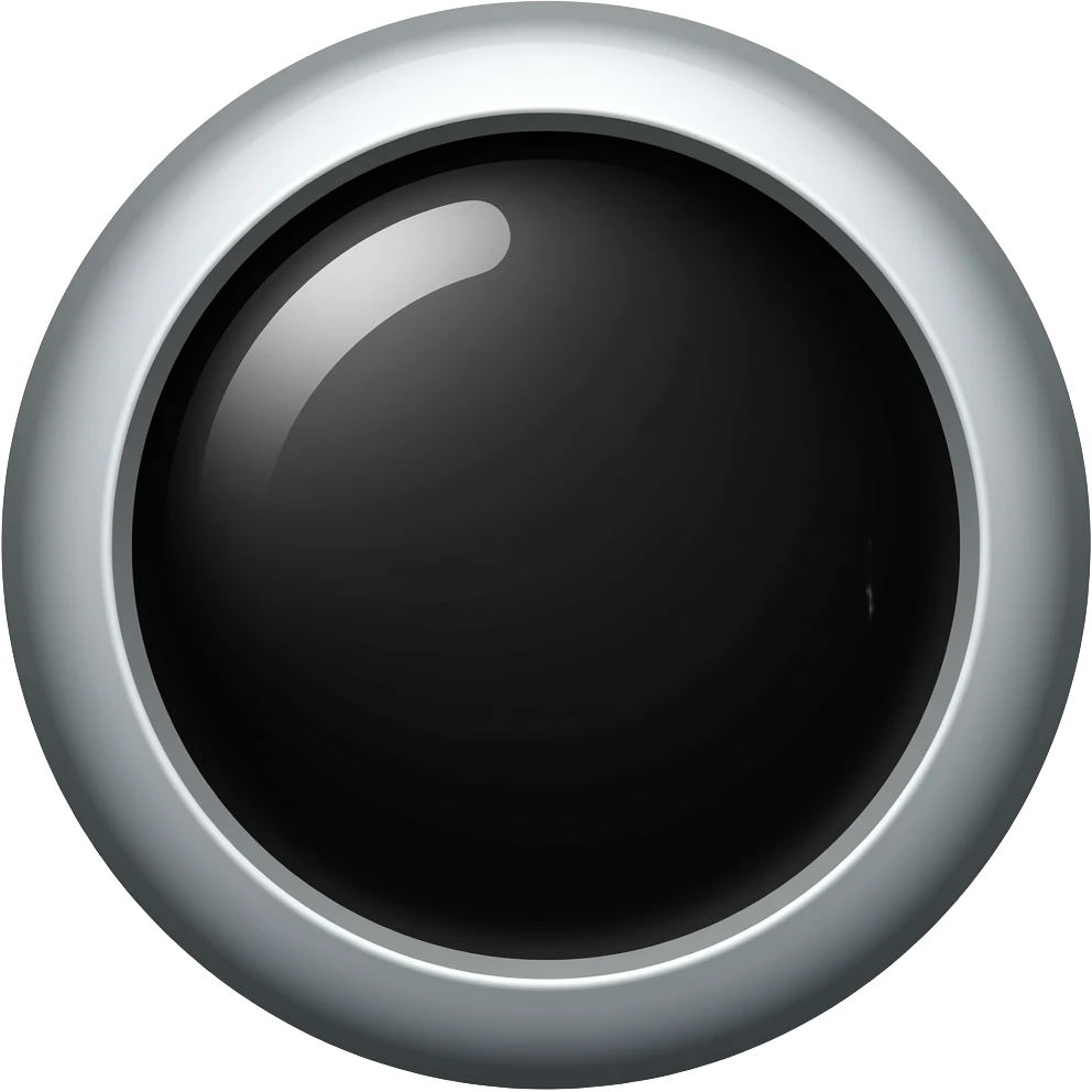 A black hole emoji
