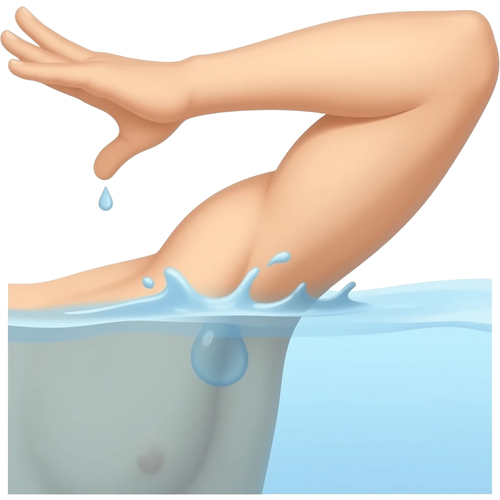 sobaco duchándose emoji