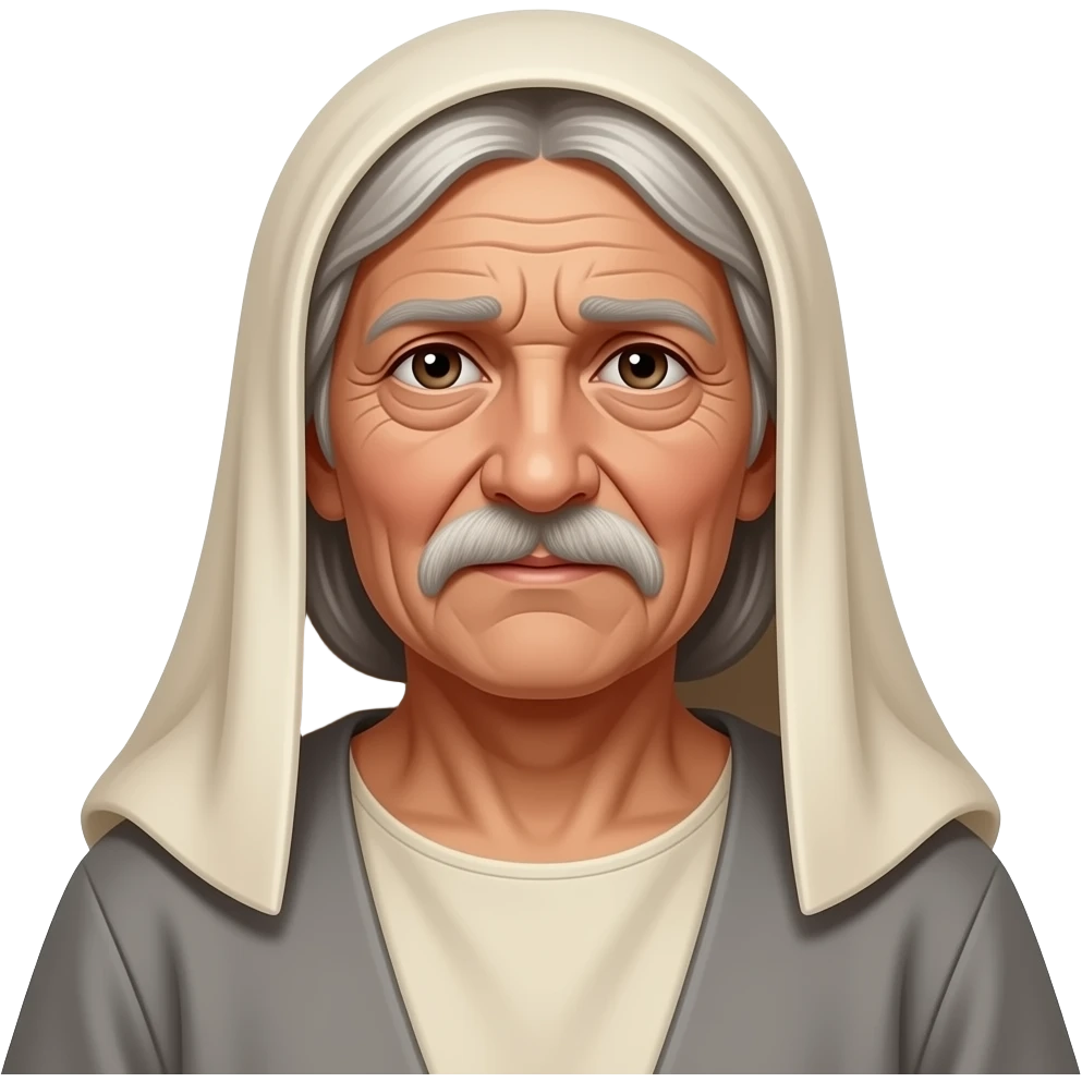 Poor Old woman from Bible times emoji
