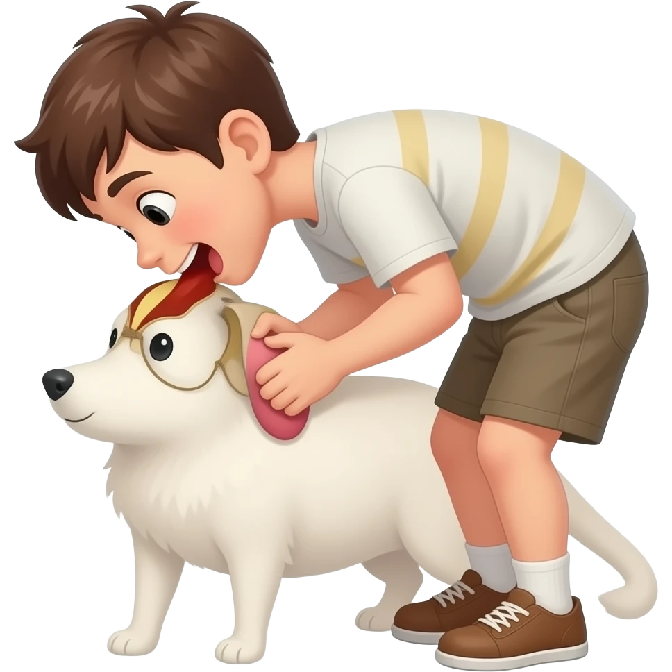 10 year old boy kid opens anus emoji