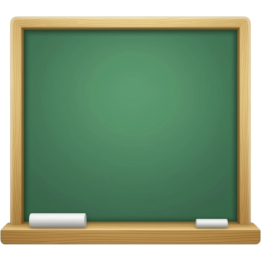 generate a green school blackboard emoji