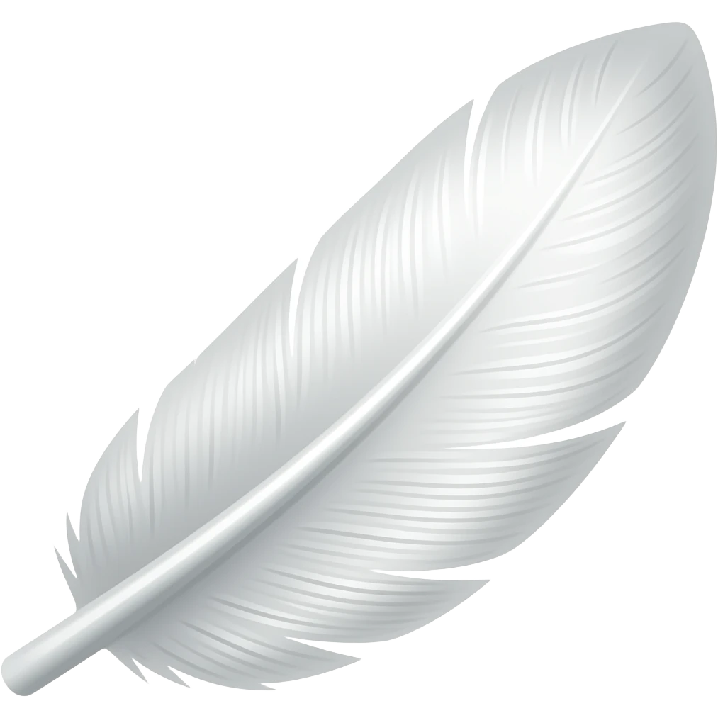 White feather emoji