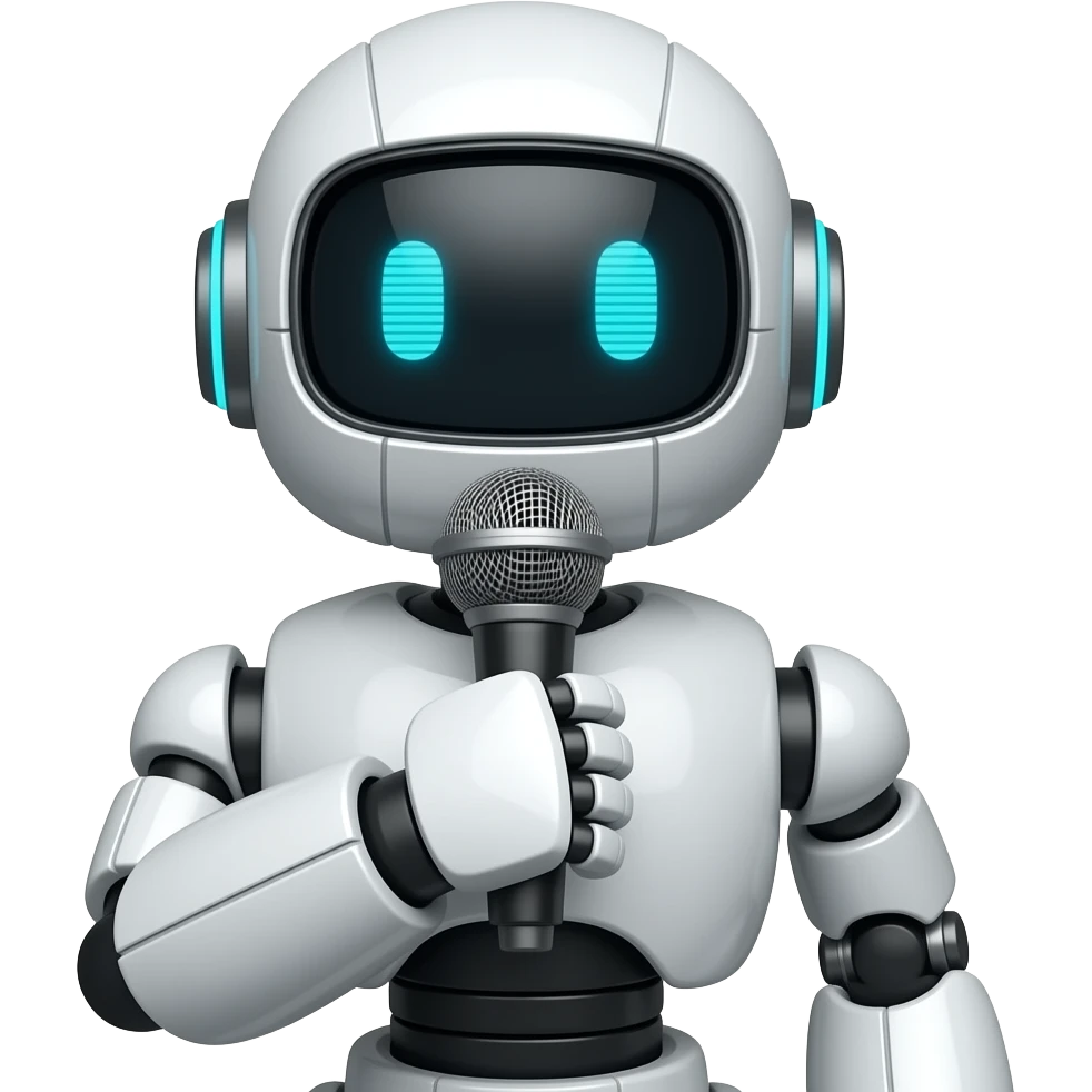 🤖+ 🎙 emoji