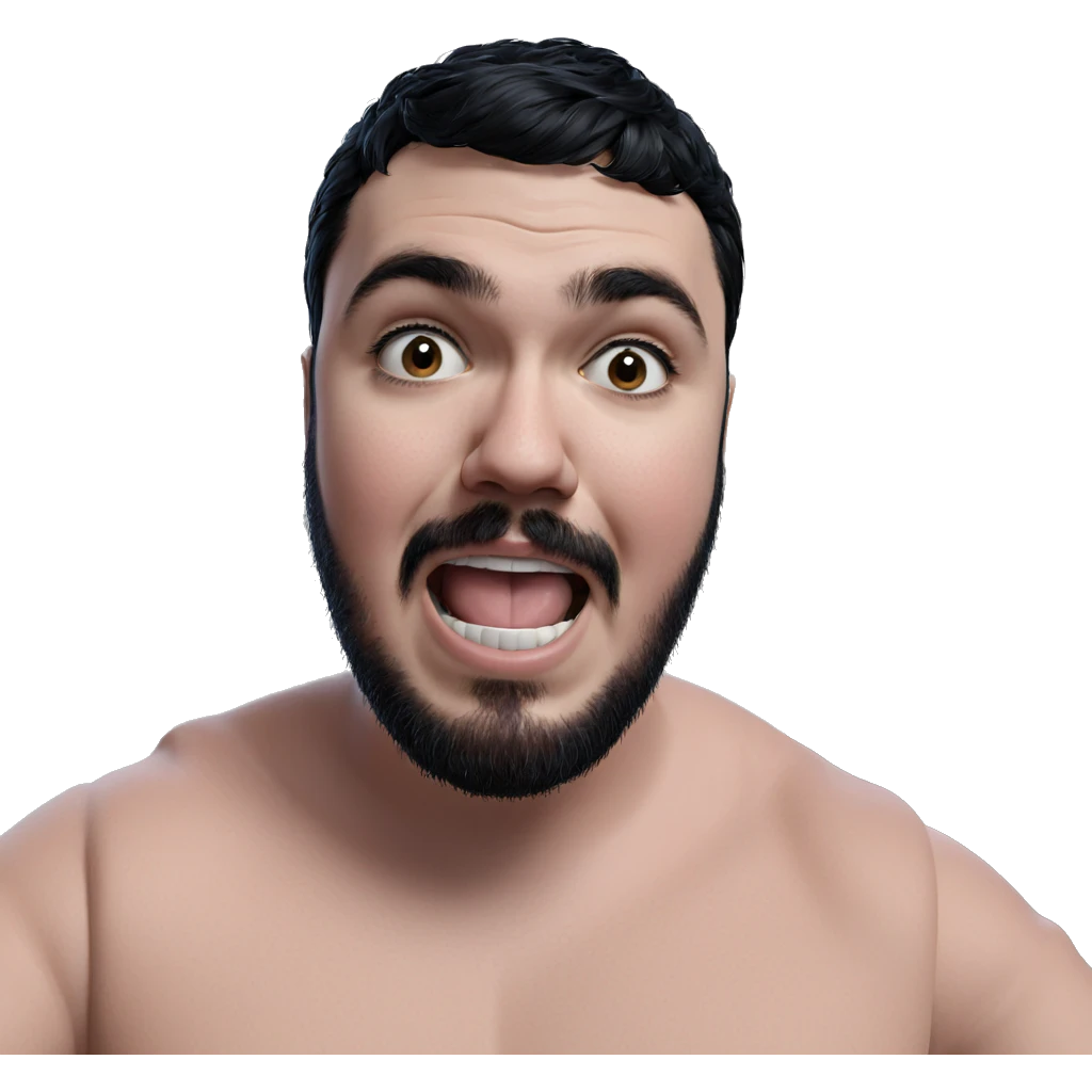 black haired boy meme emoji