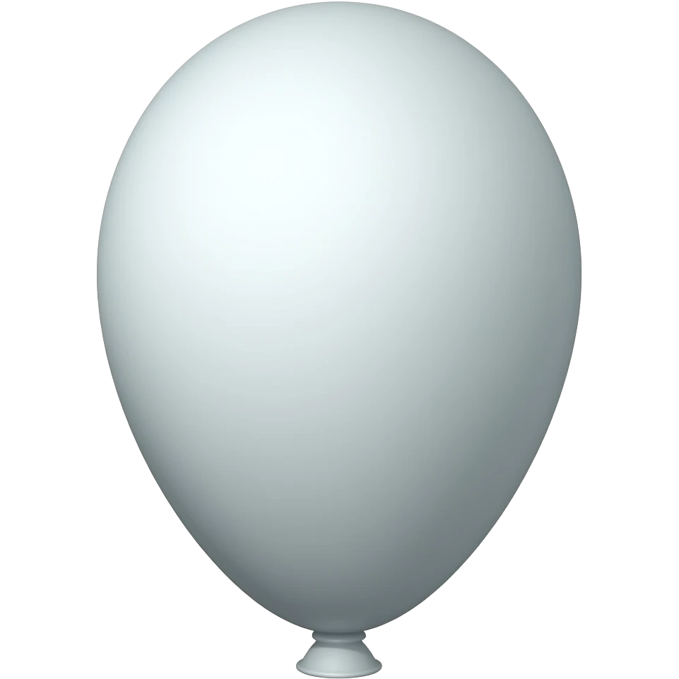 oval shape birthdayy balloon emoji