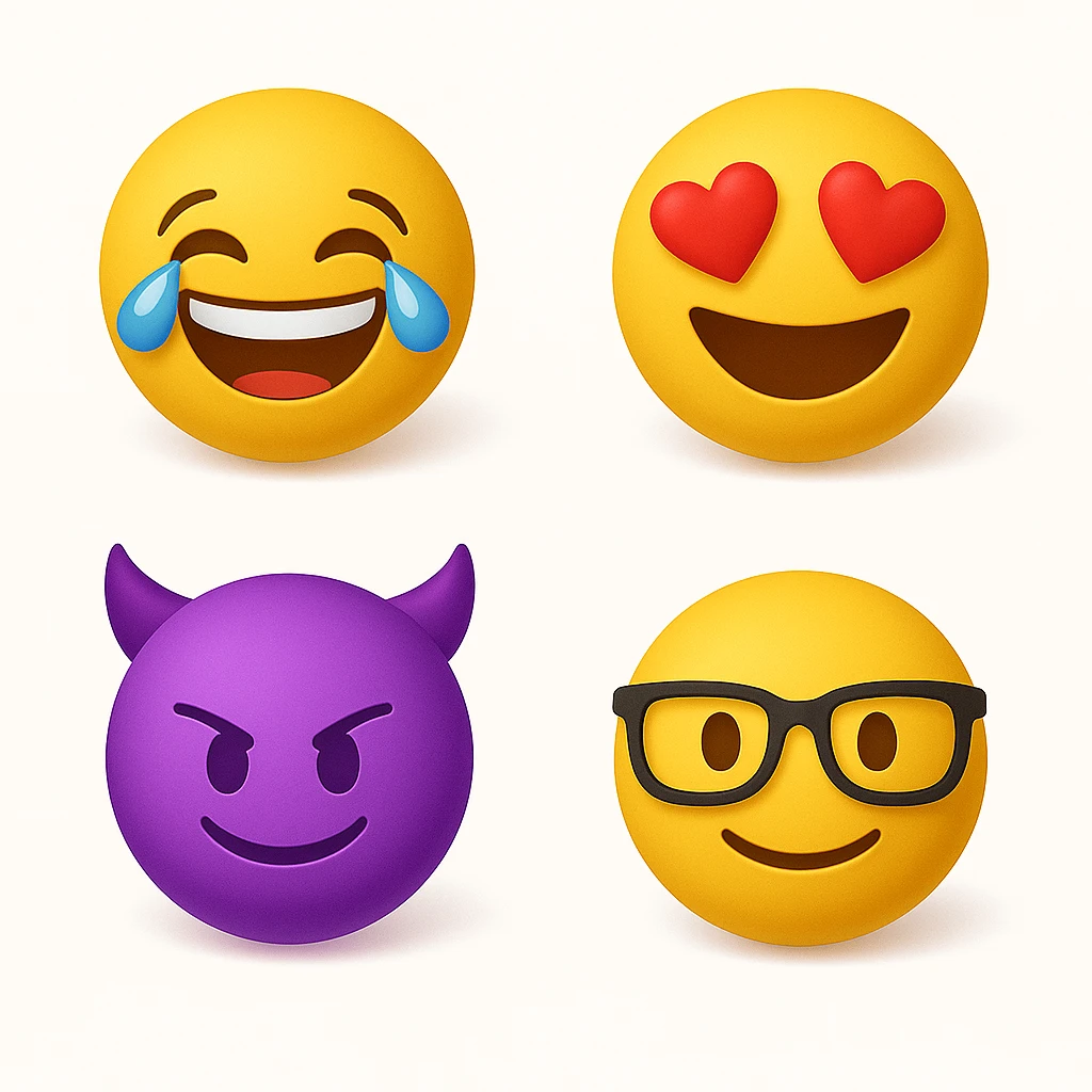 change glasses from transparent to black  emoji