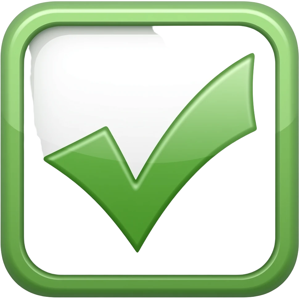 бейдж галочки emoji