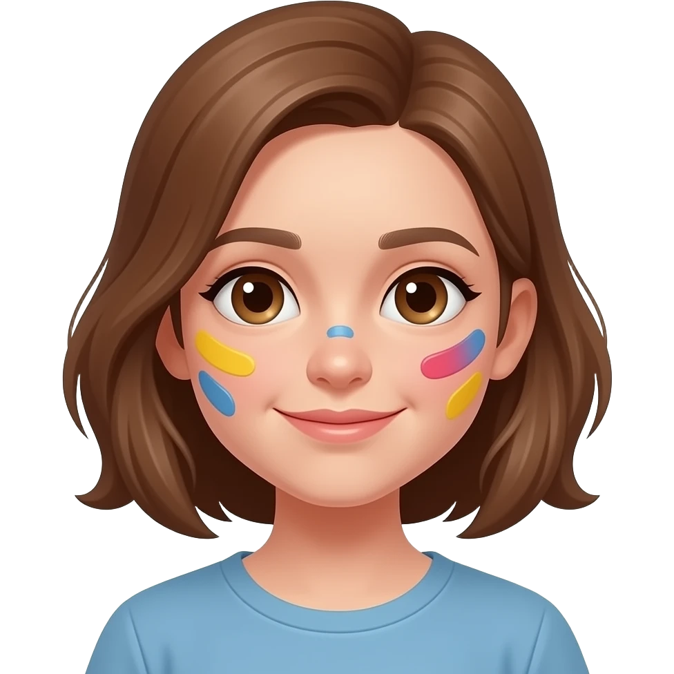 oil on face girl emoji