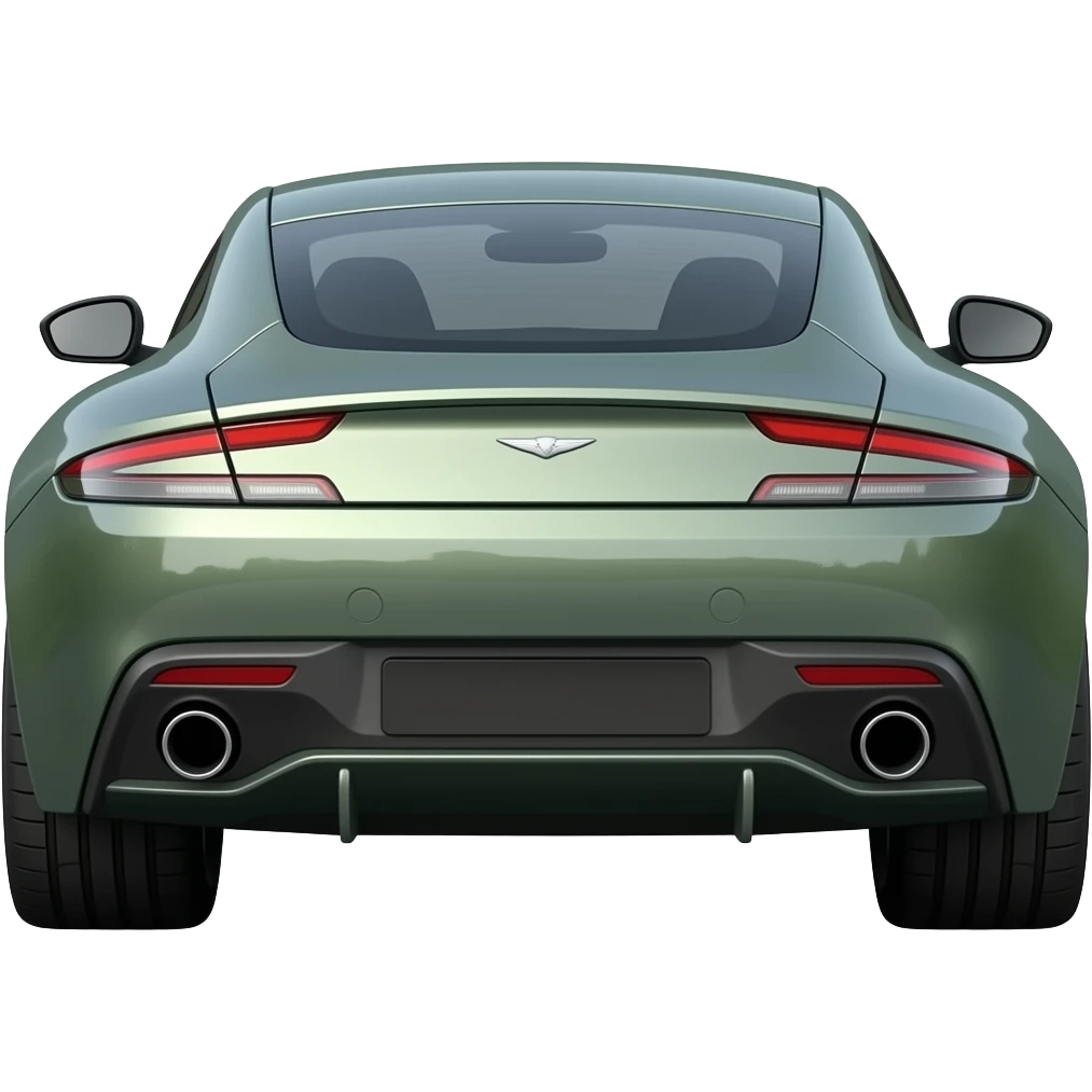 Aston martin  de derriere réaliste emoji