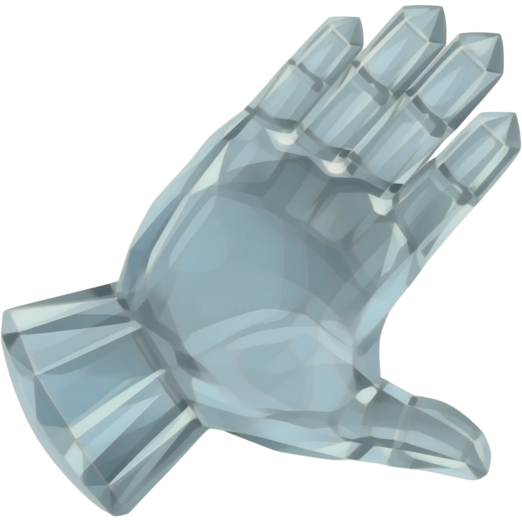 Crystal glove emoji