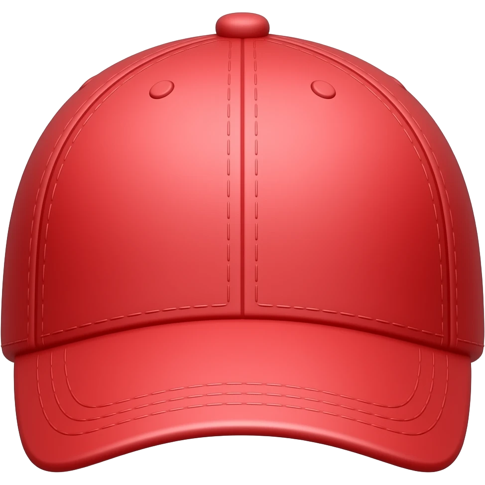 red baseball hat emoji