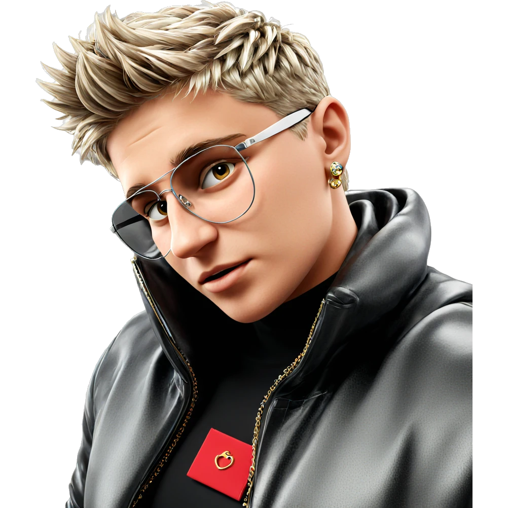 stylish male with jewelry emoji