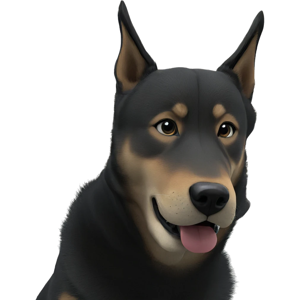 shiba inu gazing at viewer emoji