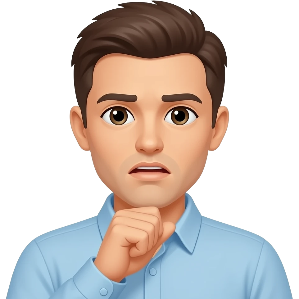 Incapacidade de Respirar ou Falar: A pessoa não consegue emitir sons, tossir ou respirar. emoji