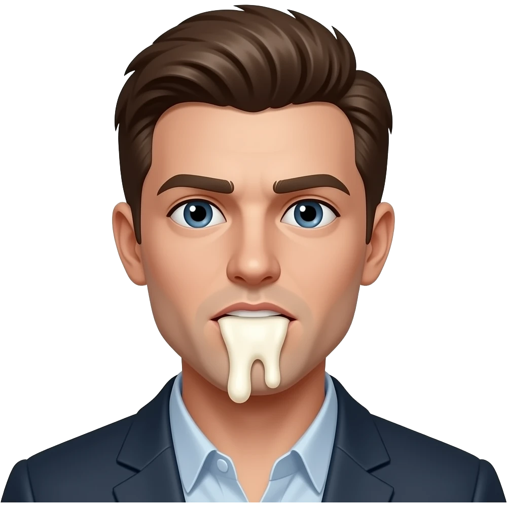 SypherPK with cream coming out his mouth emoji