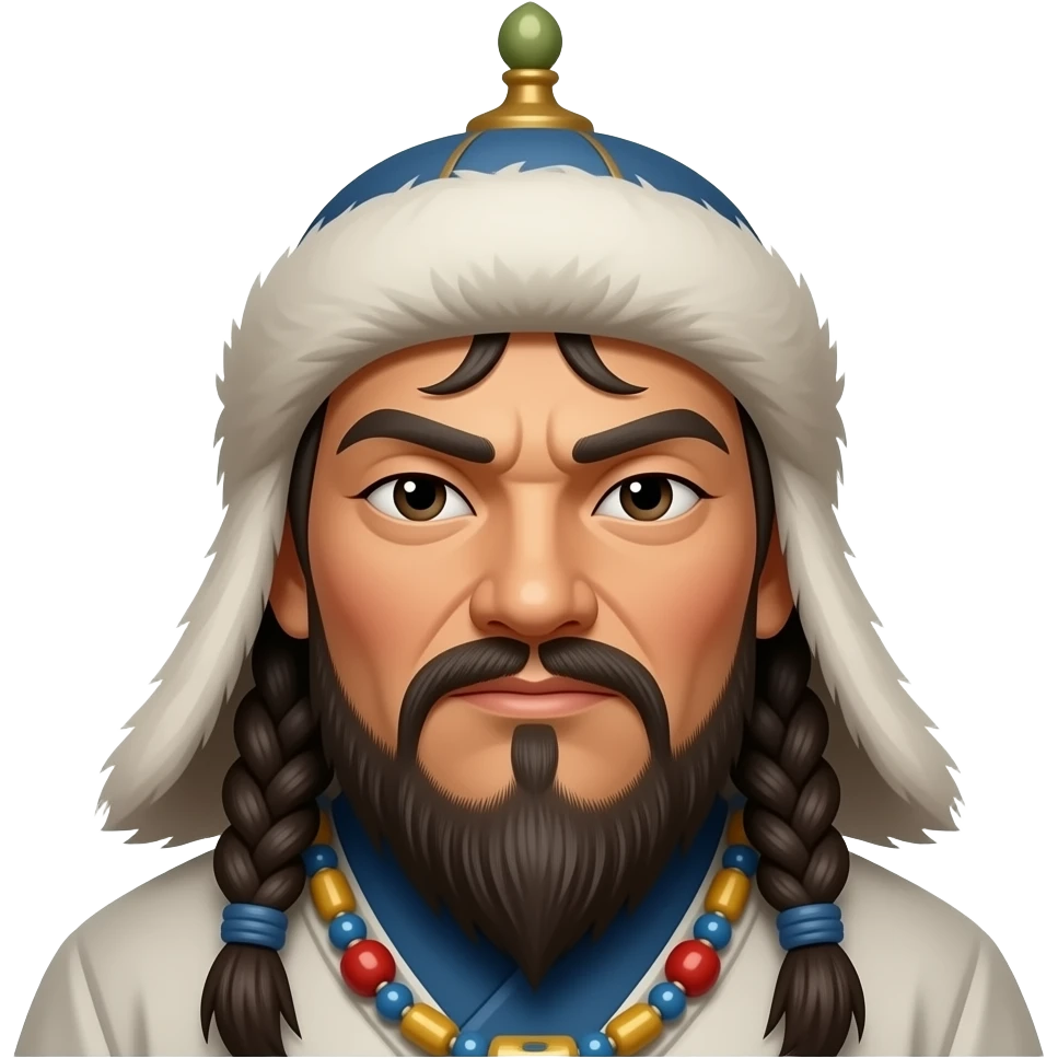 Ferocious chenghis khan emoji