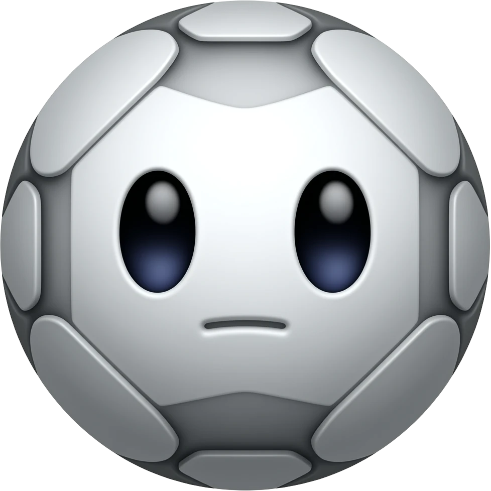 Bfdi ball 8 with eyes face emoji