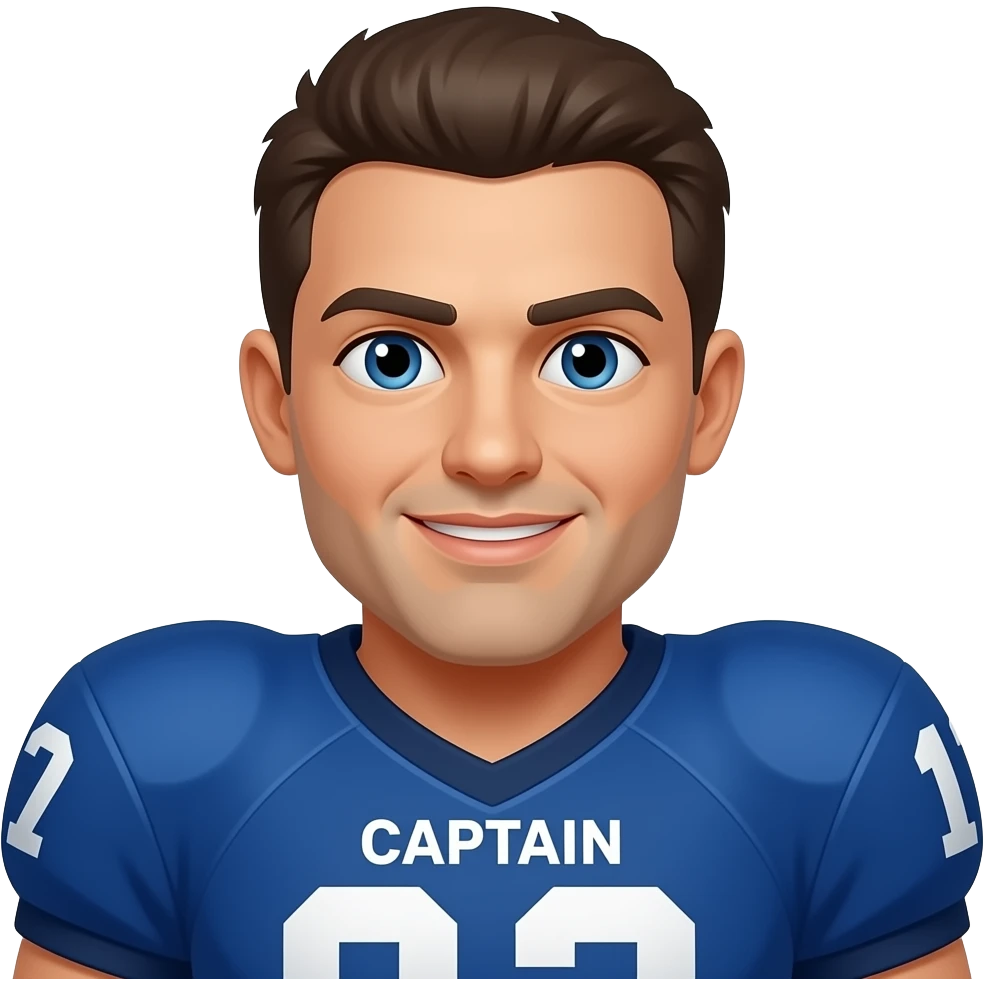 Futbol kaptanı emoji