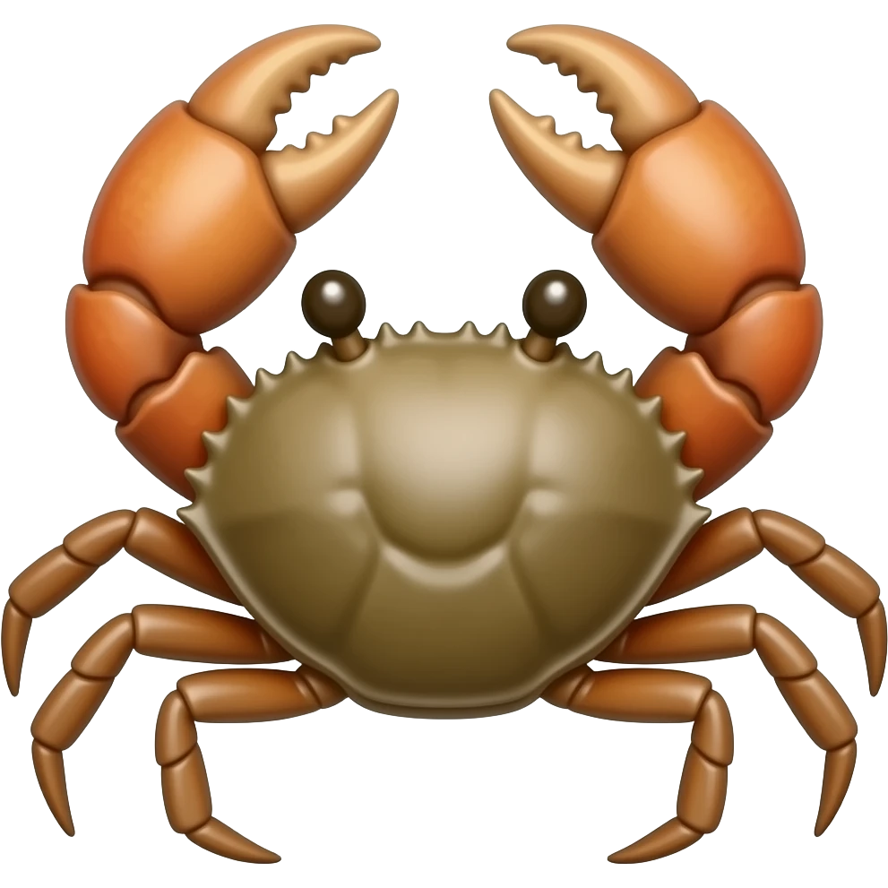 Mini crab facing Fordfacing emoji