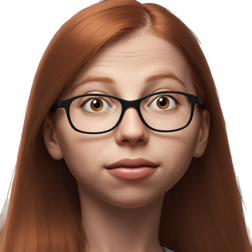 realistic portrait of a girl emoji