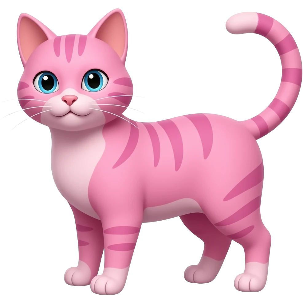 Gatti rosa emoji