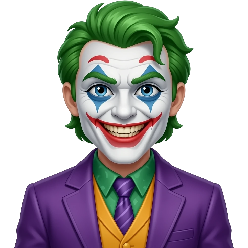The Joker from Heroes and Villains emoji