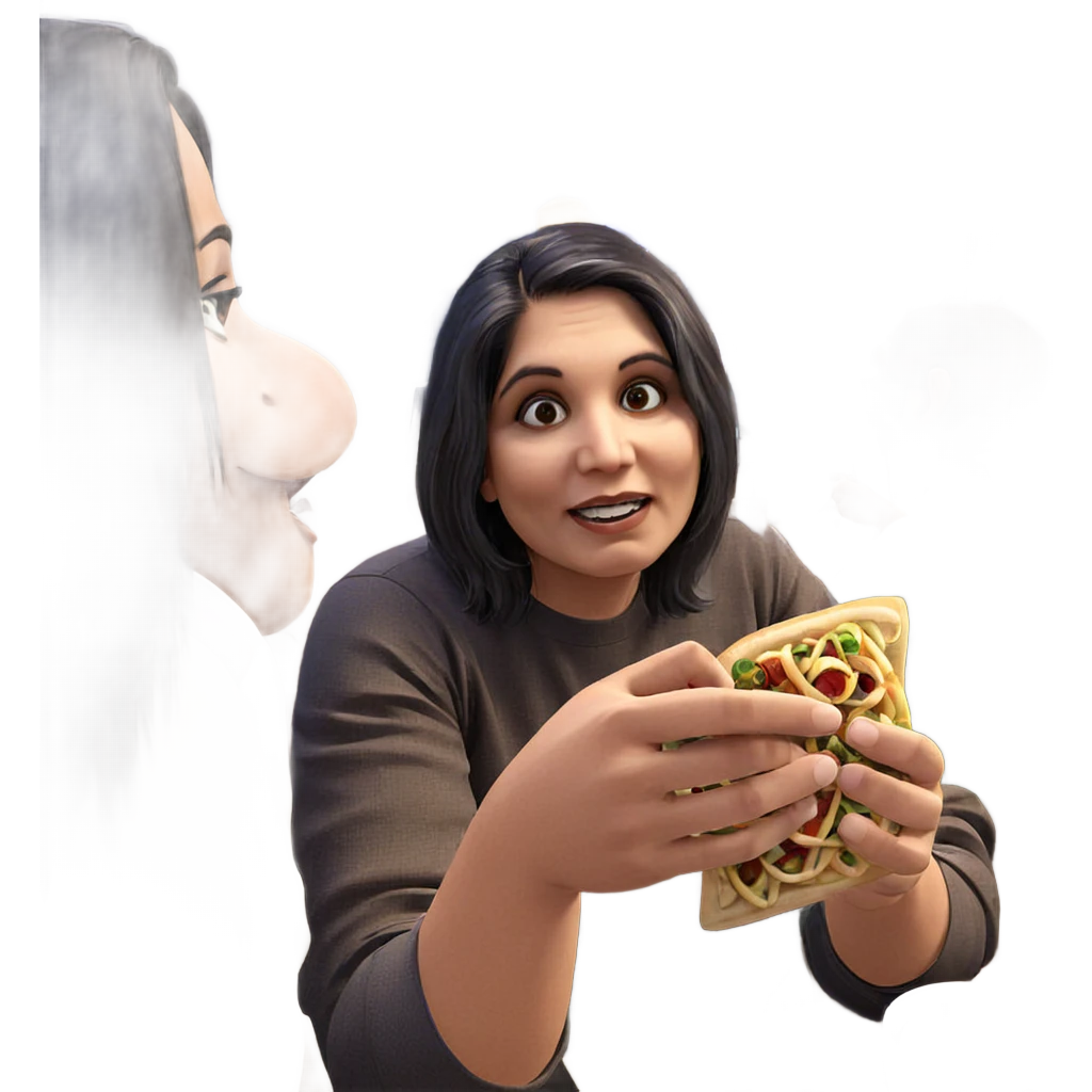 friends enjoying a lively dinner emoji