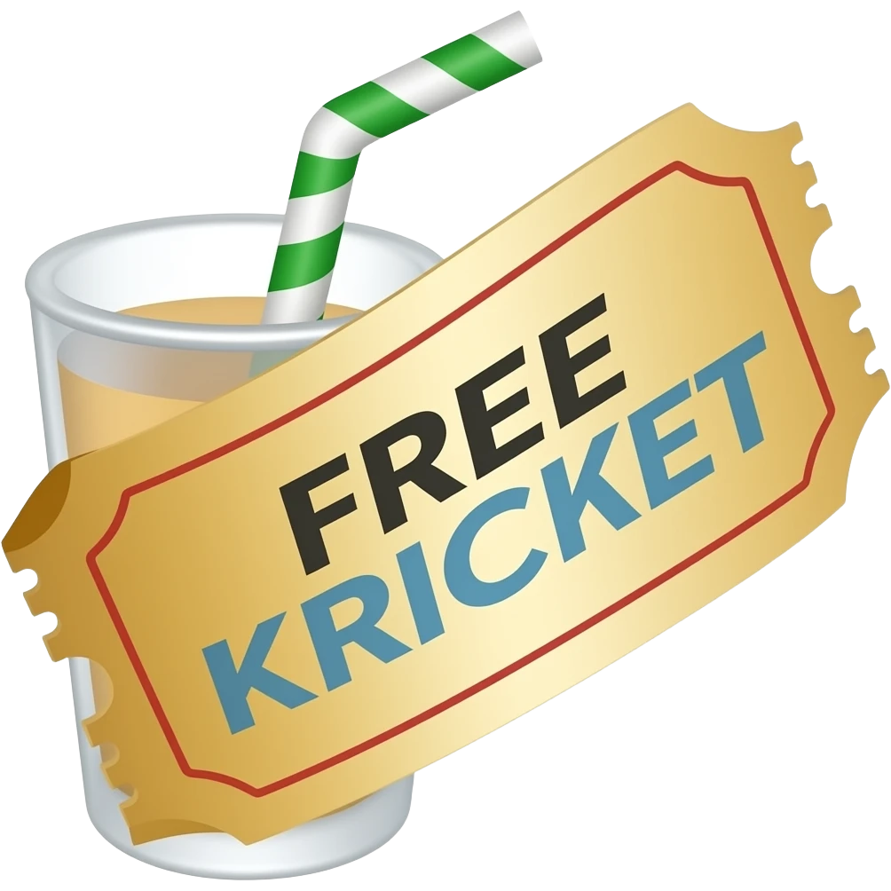 free drink ticket emoji