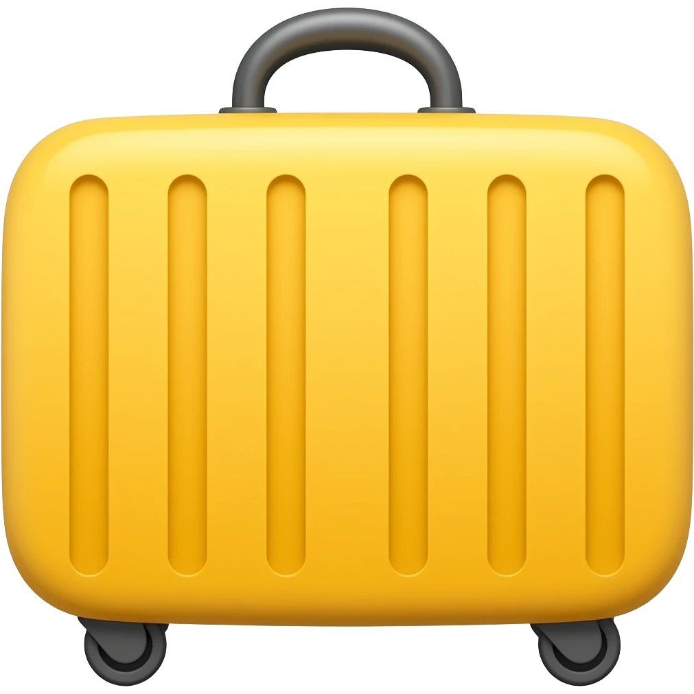 yellow buggage for men emoji