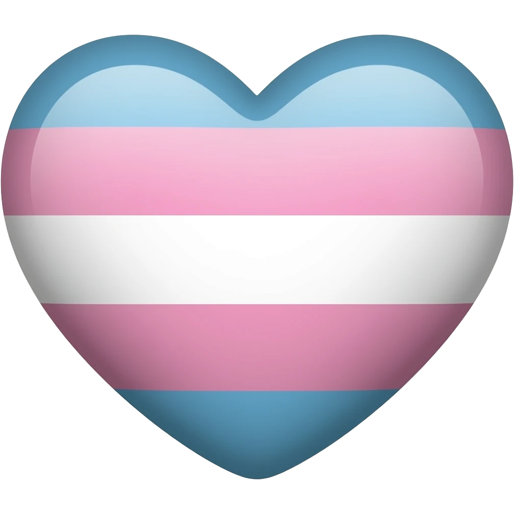 Pansexual flag heart emoji